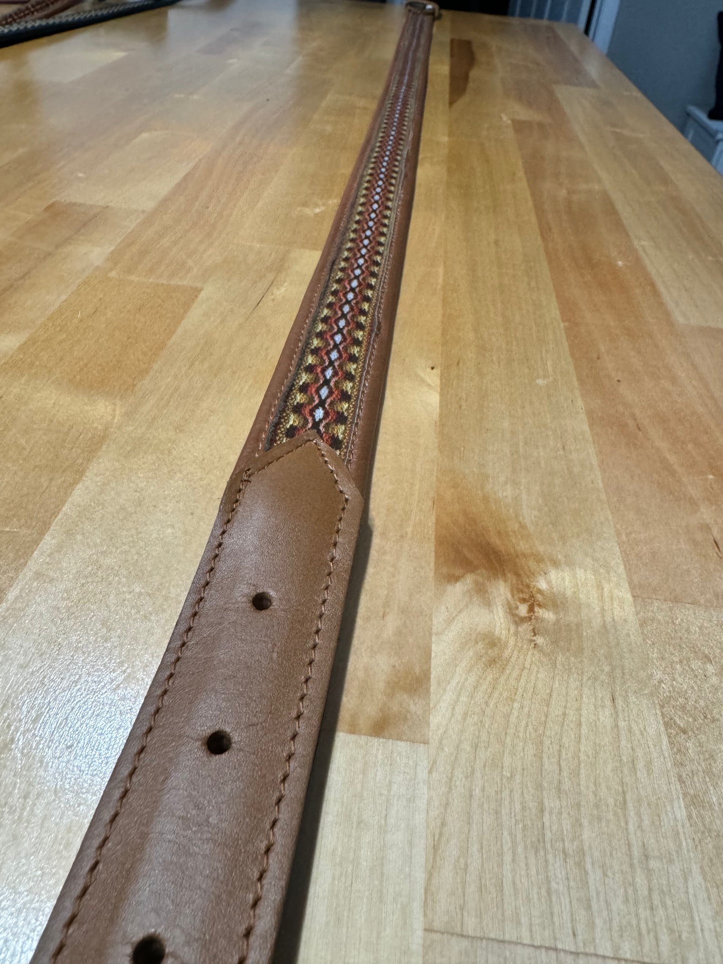 Tan Limsey Tribal Thread belt