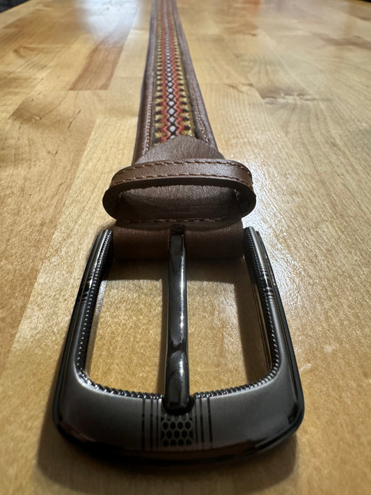 Tan Limsey Tribal Thread belt