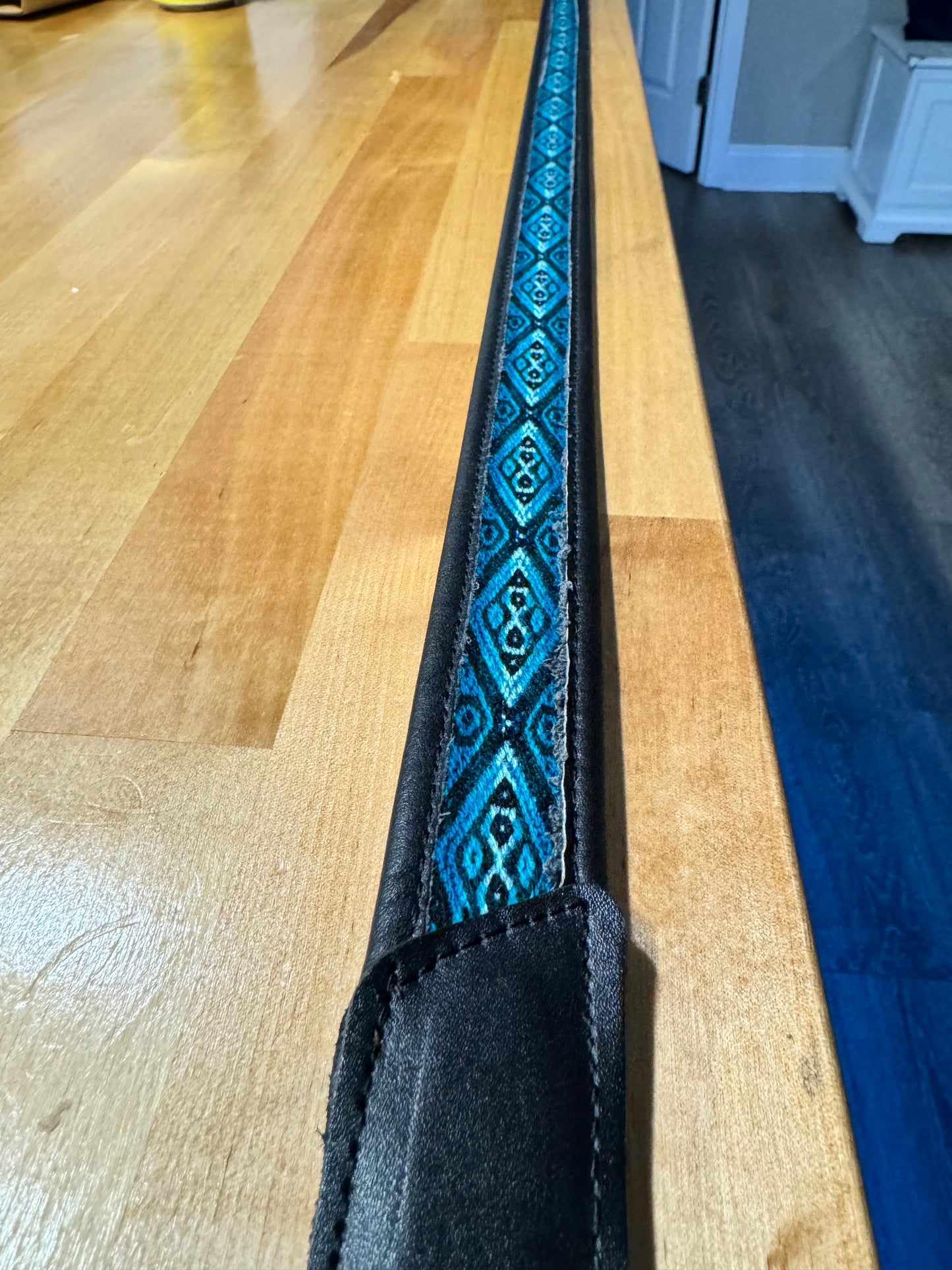 Teal Tribal Thread Belt