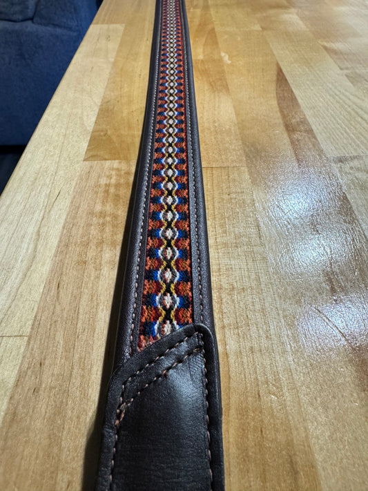 Brown Tribal Thread Belt
